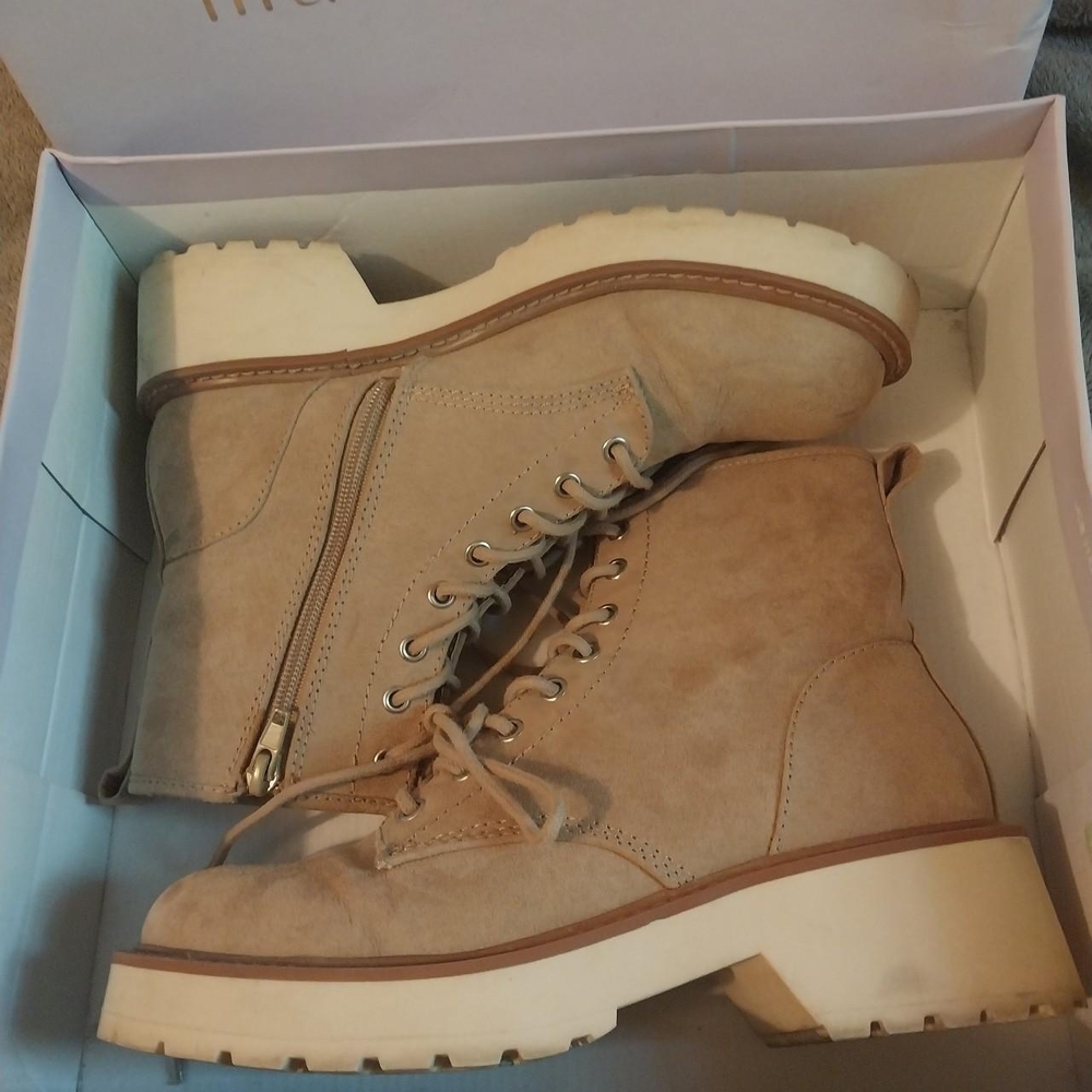 Madden Girl Tan Ankle Boots